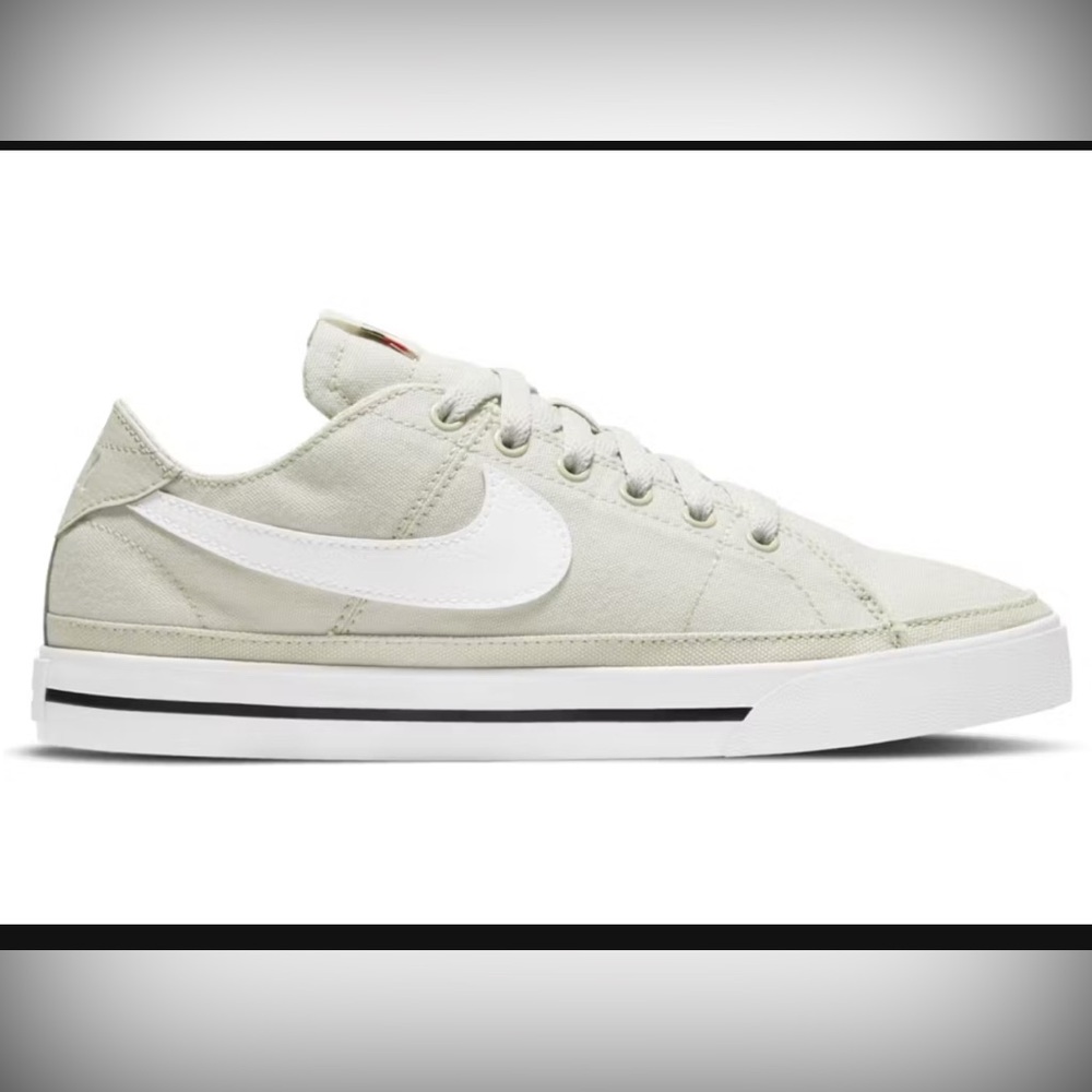 Nike Court Legacy Canvas Light Bone Women Size 7.5 CZ0294-002